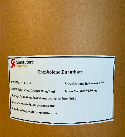 Suprepharmagroup Producător și Furnizor – Testosteron Enanthate (CAS 315-37-7) API de calitate farmaceutică cu preț stabil pe piața globală la 420 USD/kg–480/kg. Prețul kilogramelor 480 USD/kg, prețul în vrac pentru 100 kg 460 USD/kg.